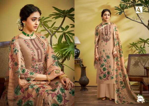 Alok Sakhi Fancy Digital Printed Embroidery Salwar 